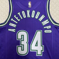 Bucks retro nº 34 Giannis Antetokounmpo na 23ª temporada - Tofixeshop