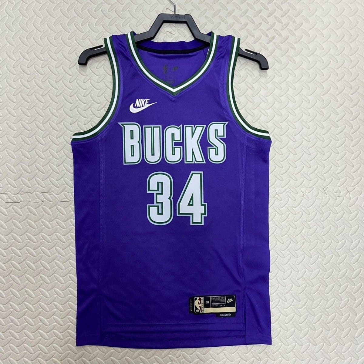 Bucks retro nº 34 Giannis Antetokounmpo na 23ª temporada - Tofixeshop