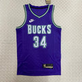 Bucks retro nº 34 Giannis Antetokounmpo na 23ª temporada - Tofixeshop